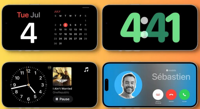 黑水苹果手机维修分享iOS17横屏充电待机显示有什么好处 