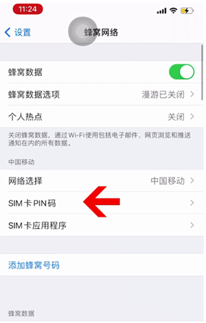 黑水苹果14维修网分享如何给iPhone14的SIM卡设置密码 