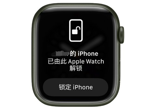 黑水苹果手机维修分享用 AppleWatch 解锁配备面容 ID 的 iPhone方法 