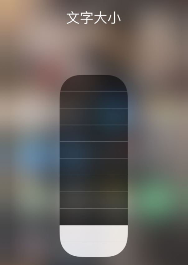 黑水苹果手机维修分享小技巧：在 iPhone 控制中心快速调节字体大小 